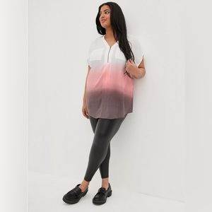 Torrid Pink Grey Ombré Georgette
